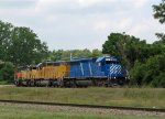 CEFX 3161 leads a CSX train towards the yard